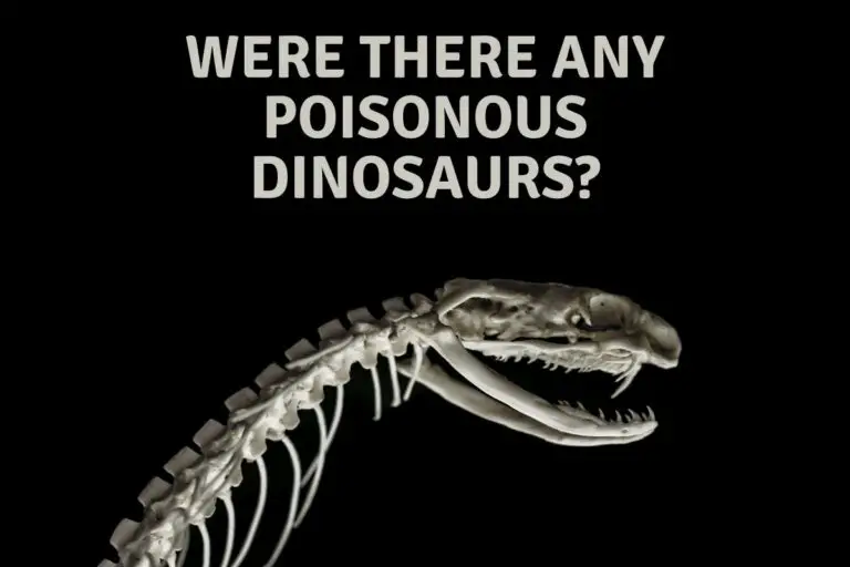 Were There Any Poisonous Dinosaurs?
