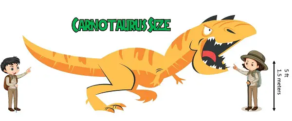 carnotaurus size comparison