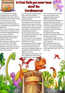 ceratosaurus factsheet for kids