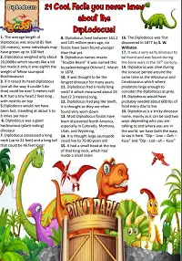 diplodocus Factsheet for kids