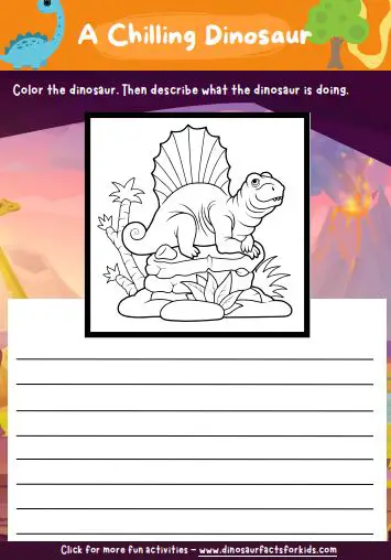 Dinosaur Writing Worksheet