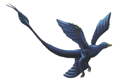 microraptor flying dinosaur