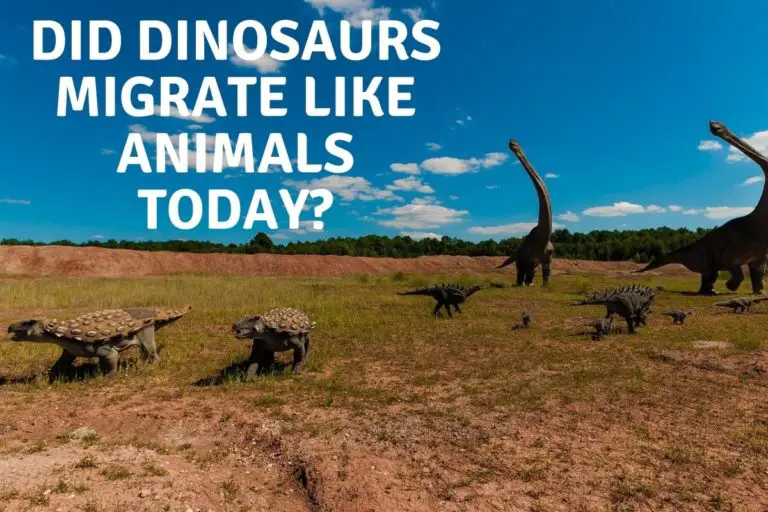 Did Dinosaurs Migrate Like Animals Today?