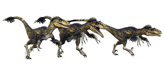 Utahraptor,Pack,Out,On,The,Prowl. State dinosaur of Utah