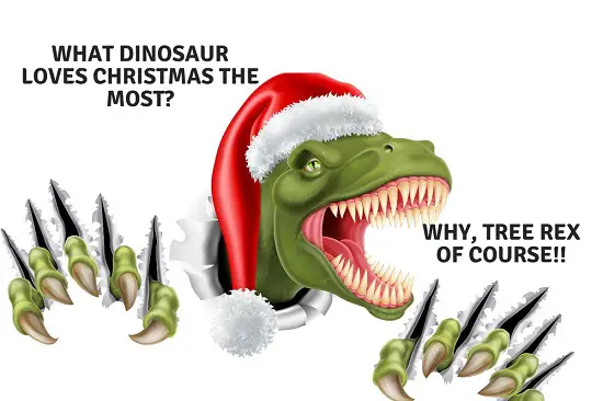 t rex christmas joke