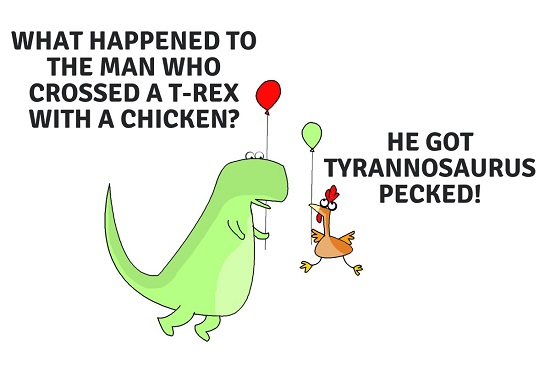 Cross a T Rex with a Chicken