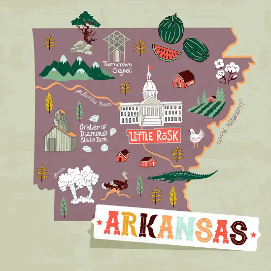 State dinosaur of Arkansas