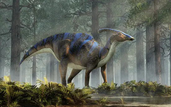 most popular dinosaur - Parasaurolophus/