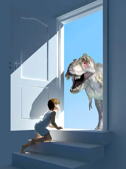Can Dinosaurs Open Doors
