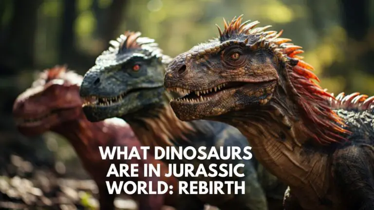 What Dinosaurs are in Jurassic World Rebirth